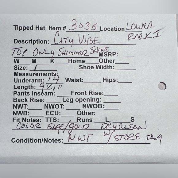 NEW with Store Tag. City Vibe Shimmer Shine Top Size 1 Junior - Picture 10 of 10